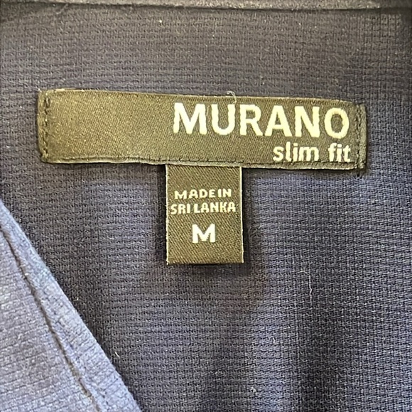 Murano Men’s Navy Blue Dress Shirt - Size M - Picture 4 of 7